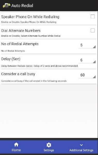 Auto Redial - Preview 1