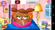 Pou Girl Flu Care screenshot 2