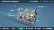 Four-stroke Otto engine educational VR 3D screenshot 3
