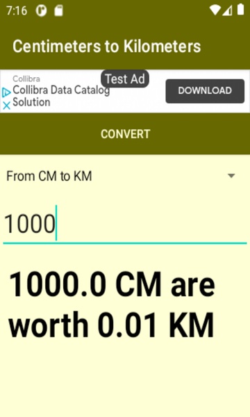 Centimeters to Kilometers converter - Preview 4