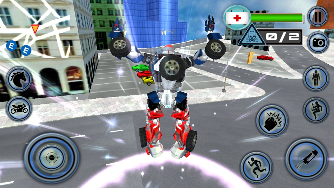 US Police Horse Robot Bike Transform Wild Cop Game - Preview 6