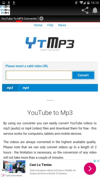 To MP3 converter para Android - Baixe o APK na Uptodown