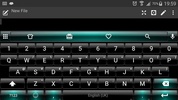 Theme Dusk Black Green for Emoji Keyboard screenshot 2