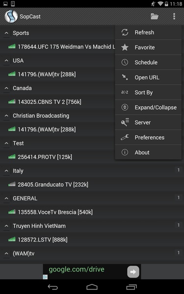SopCast - Preview 5