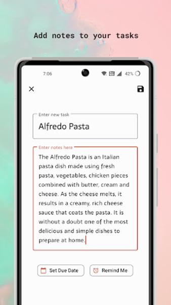 Tasks to do - Preview 7