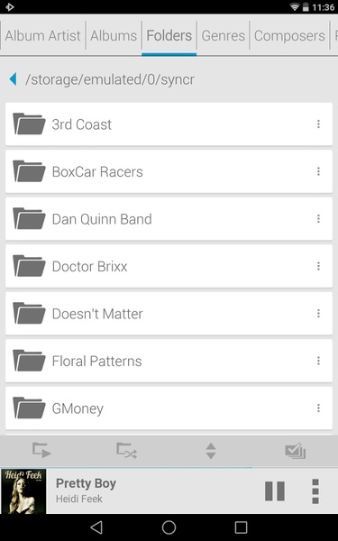 Rocket Player Light Blue Theme - Preview 3