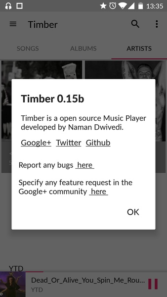 Timber Music Player - Preview 8