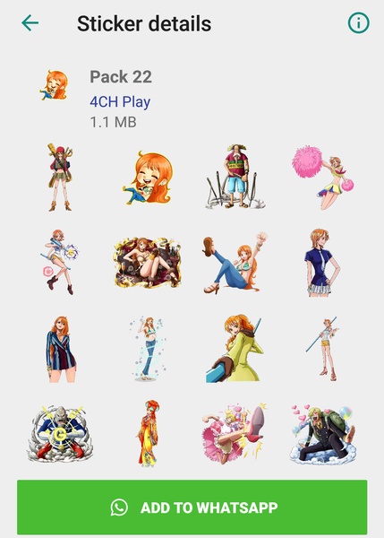 One Piece Stickers - WAStickerApps - Preview 2