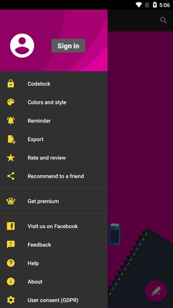 Diary with lock - Preview 1