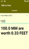 MM to Feet converter screenshot 4