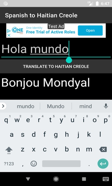 Spanish to Haitian Creole Translator - Preview 3