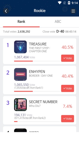 The 30th SMA Official Voting App - Preview 4
