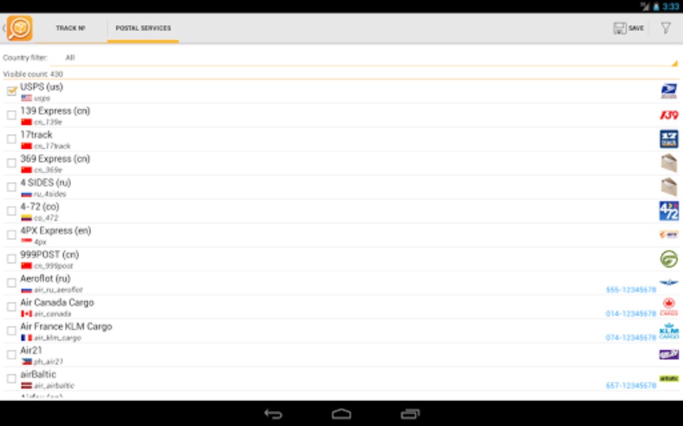 TrackChecker Mobile - Preview 4