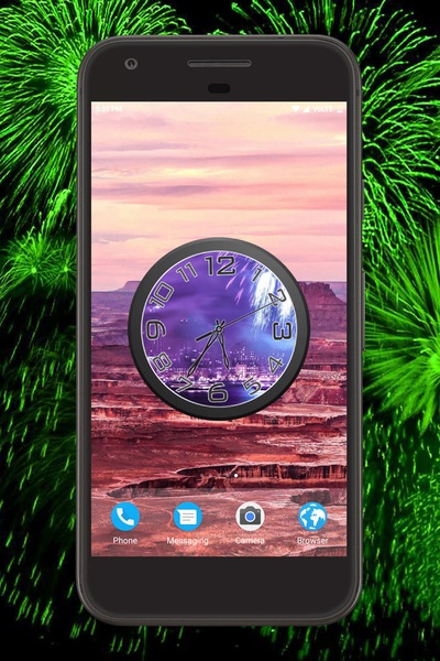 Firework Clock Live Wallpaper - Preview 5