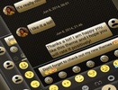 SMS Messages Gloss GoldBlack screenshot 1