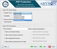 Aryson PDF Protection screenshot 1