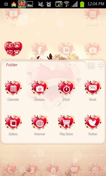 Rose Go Launcher EX - Preview 2