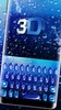 Blue 3d Water Drop Keyboard Th screenshot 4