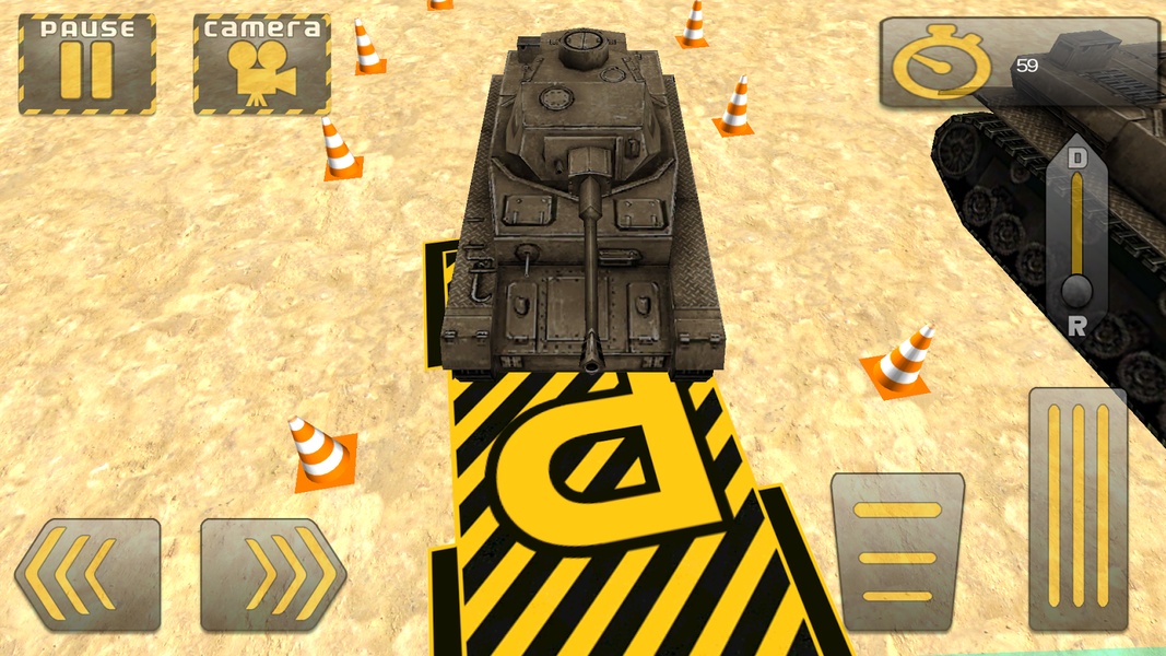3D Army Tank Parking - Preview 5