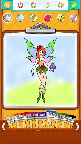 Fairy Coloring Pages - Preview 4