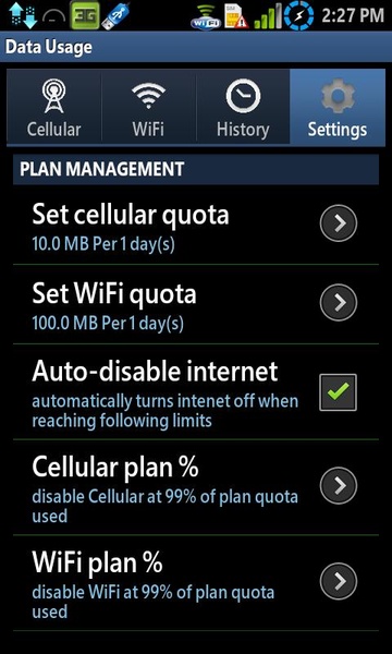 Data Usage - Preview 2