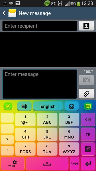 Color Keyboard HD Theme - Preview 3
