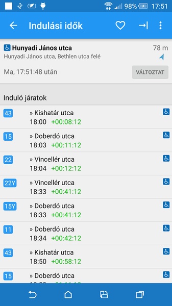 Debreceni Menetrend - Preview 3