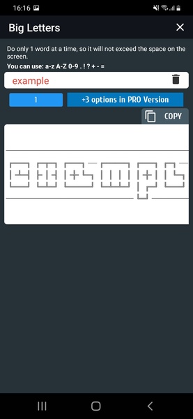 Cool text and symbols - Preview 2