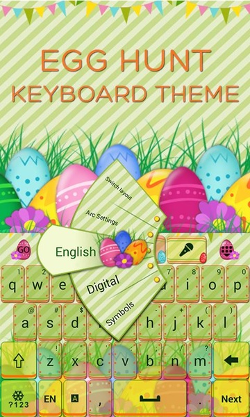 Egg Hunt Keyboard Theme - Preview 5