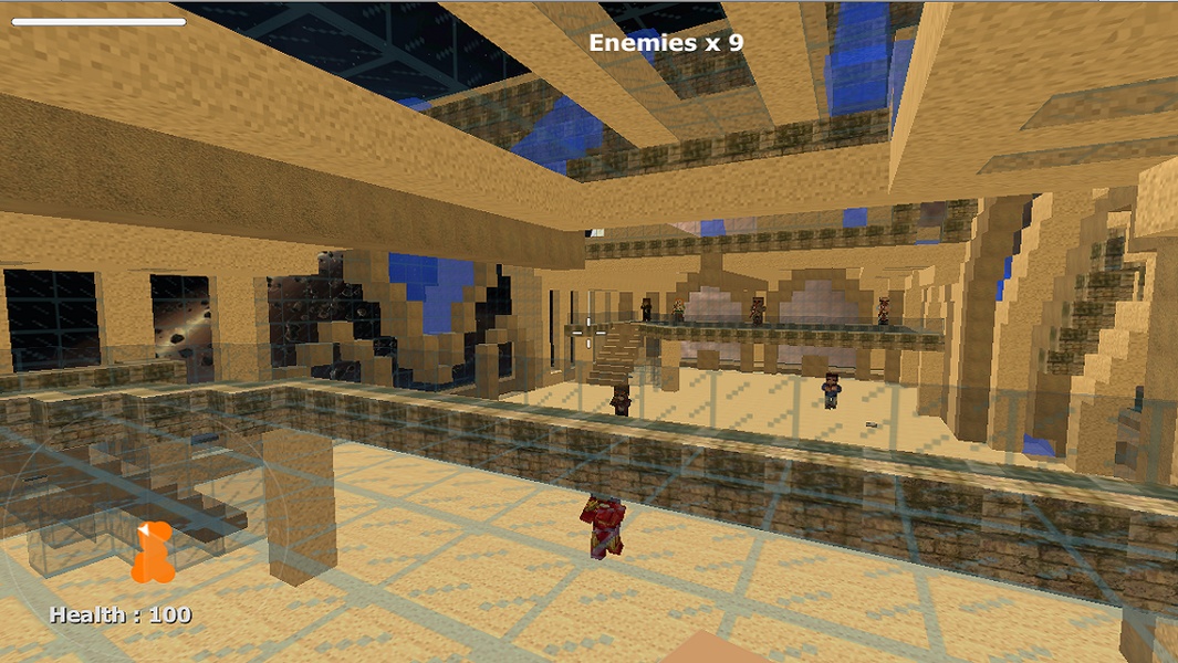 Cube Gun 3d - Free Mine FPS - Preview 1