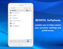 Bevatel softphone screenshot 10
