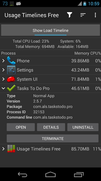 Usage Timelines Free - Preview 8