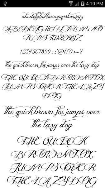 Romance Fonts 50 - Preview 1