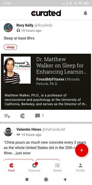 Curated - Save, share & discover quality content - Preview 7