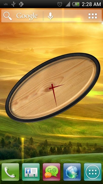 Analog Clock - Wood Theme 2 - Preview 2