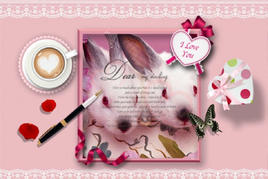 Photo Frames Romantic Flower - Preview 1