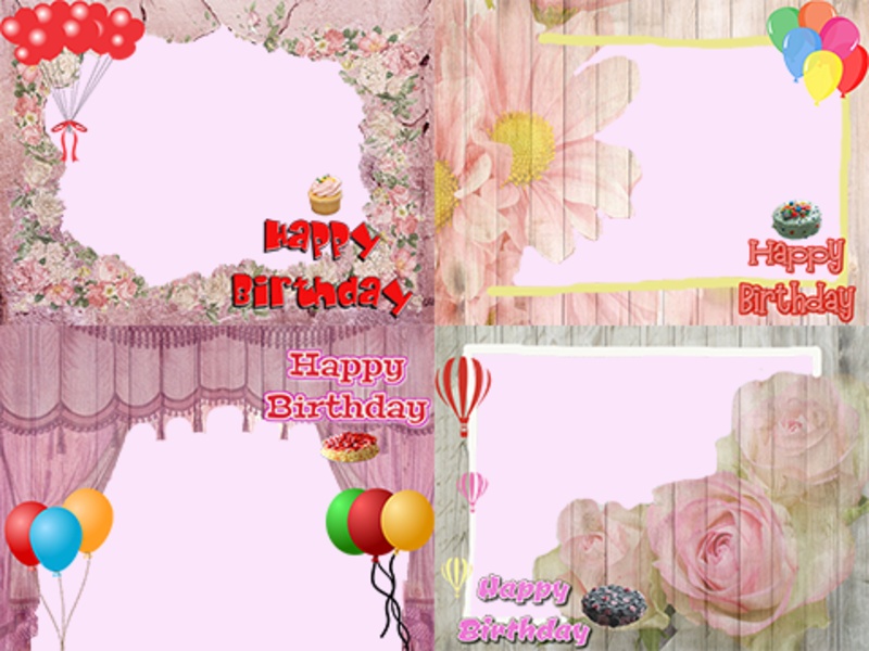 Happy Birthday Frames - Preview 3