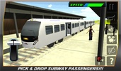Bullet Train Subway Station 3D screenshot 4