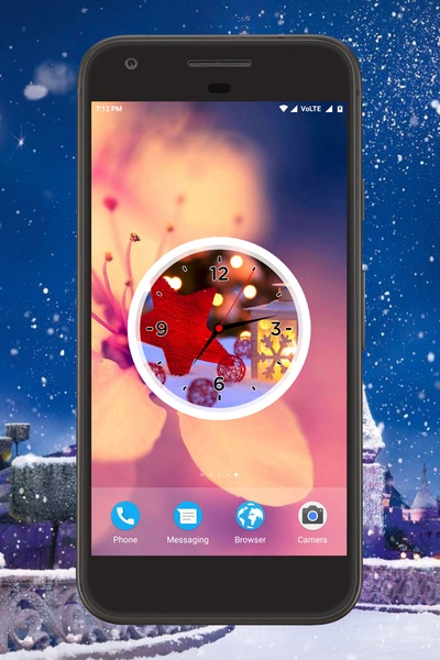 Christmas Clock Live Wallpaper - Preview 1