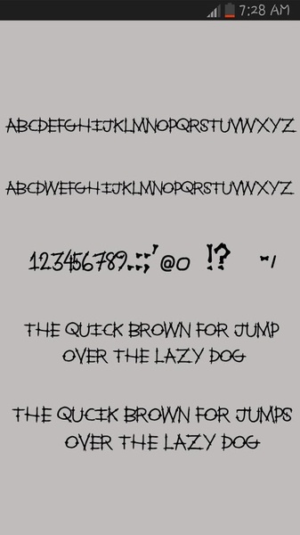 100 SamsungGalaxy Fonts - Preview 4