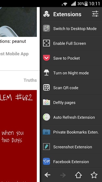 Pocket Next Extension - Preview 1