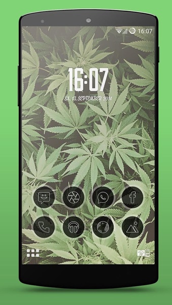 Kush Weed Smart Launcher Theme - Preview 3