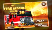 911 fire rescue truck 2016 3d screenshot 5