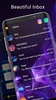 Neon galaxy messenger theme screenshot 4