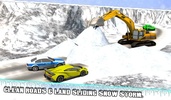 Winter Snow Excavator Crane Op screenshot 5