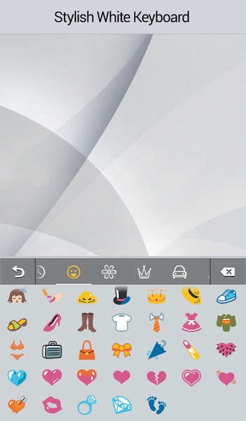 Stylish White Keyboard - Preview 2