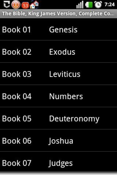 The Bible, King James Version, Complete Contents - Preview 3