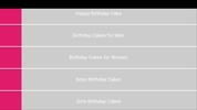 Happy Birthday Cakes screenshot 3