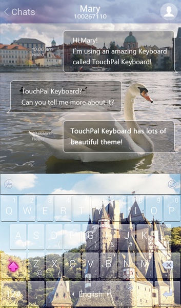 Love Journey TouchPal Theme - Preview 2