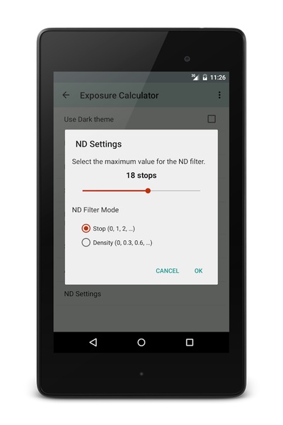Exposure Calculator - Preview 4